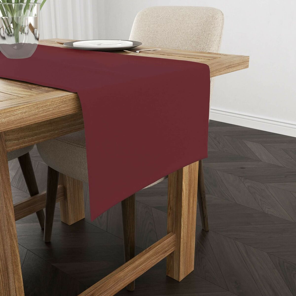 Nadstolnjak Belum Bordo 45 x 140 cm